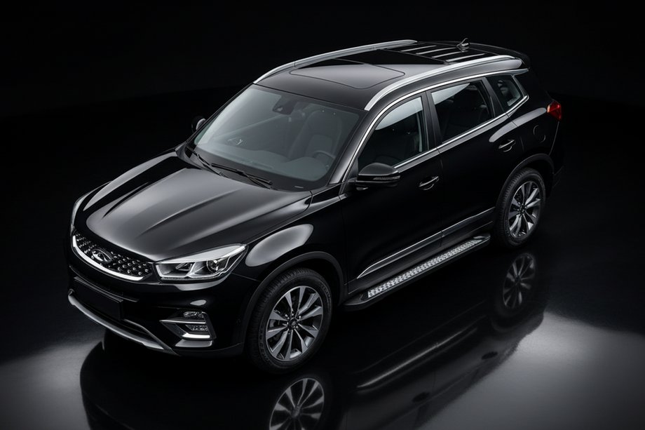 Chery Tiggo 8 2017– Stranske stopnice New Vision Black (2 kosa, aluminij) Image