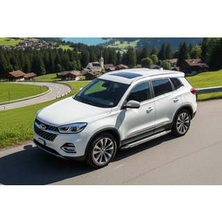 Stranske stopnice Rainbow (2 kosa, aluminij) Chery Tiggo 8 2017– fotografija 1