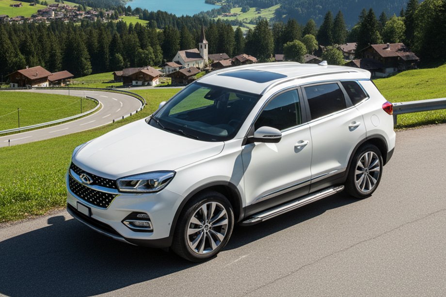 Chery Tiggo 8 2017– Stranske stopnice Rainbow (2 kosa, aluminij) Image