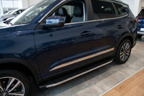 Chery Tiggo 8 2017– Blackline bočne stopnice (2 kosa, aluminij) fotografija 1