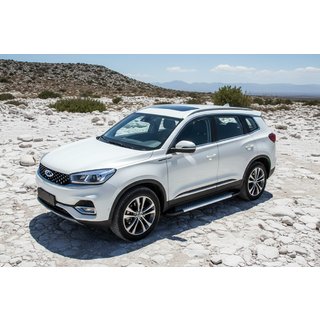 Bočne stopnice New Vision Grey (2 kos, aluminij) Chery Tiggo 8 2017– fotografija 1