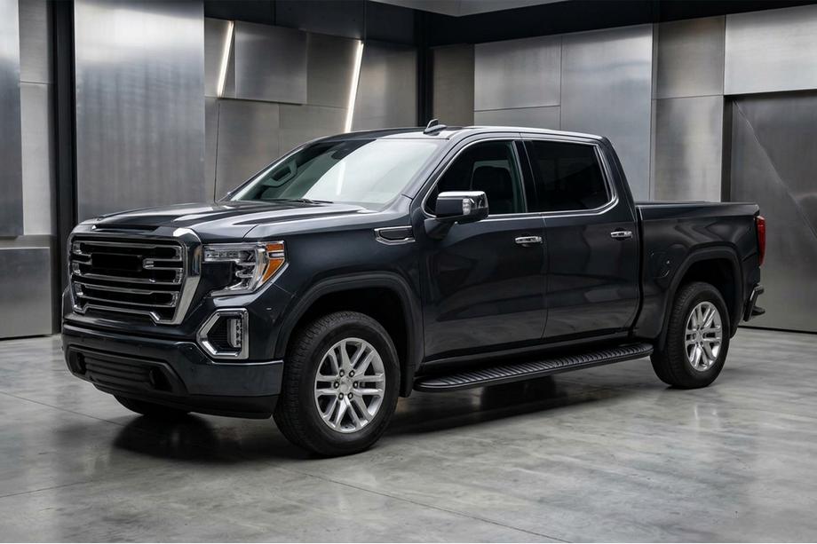 GMS Sierra 2019– Stranski pragovi Tayga Black (2 kosa, aluminij) Image