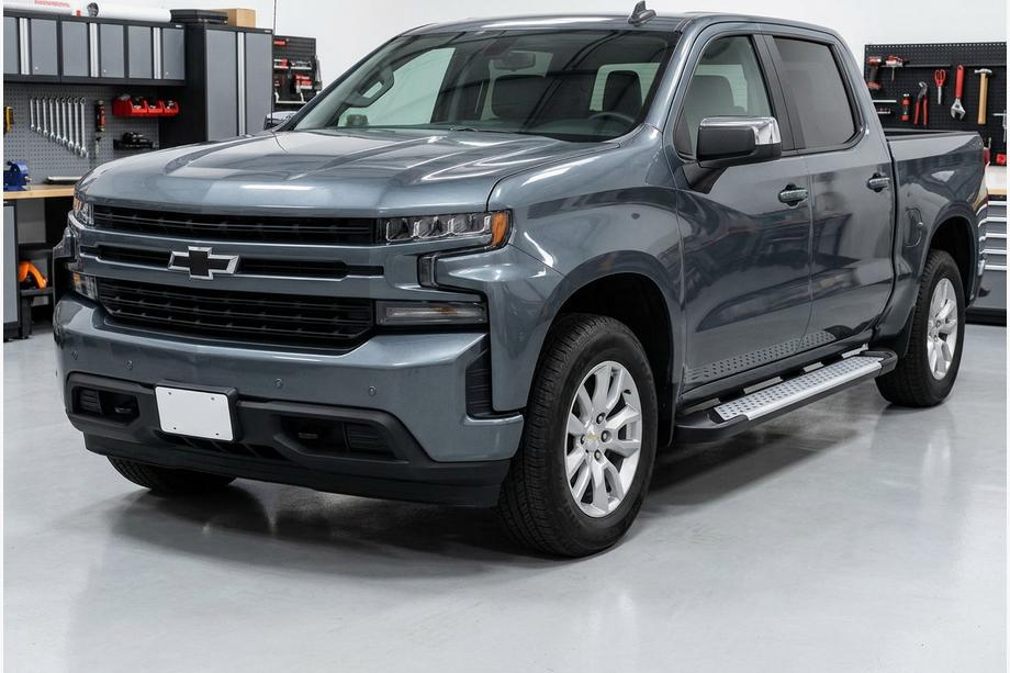 Chevrolet Silverado 2019– Stranske stopnice Allmond Grey (2 kosa, aluminij) Image
