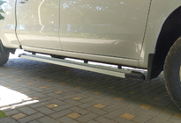 Chevrolet Silverado 2019– Bočne stopnice Maya V2 (2 kosa, aluminij) fotografija 1