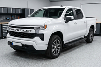 Chevrolet Silverado 2019– Bočne stopnice Allmond Black (2 kos, aluminij) fotografija 1
