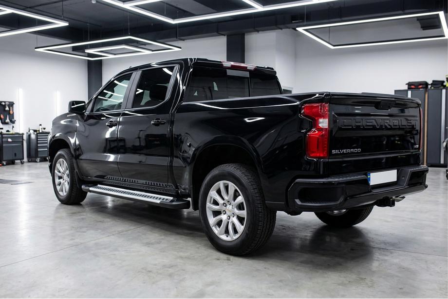 Chevrolet Silverado 2019– Stranske stopnice Line (2 kosa, aluminij) Image