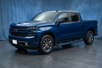 Chevrolet Silverado 2019– Stranske stopnice Maya Blue (2 kos, aluminij) fotografija 1