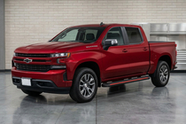 Chevrolet Silverado 2019– Stranske stopnice Maya Red (2 kosa, aluminij) fotografija 1