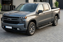 Chevrolet Silverado 2019– Stranske stopnice Bosphorus Grey (2 kos., aluminij) fotografija 1