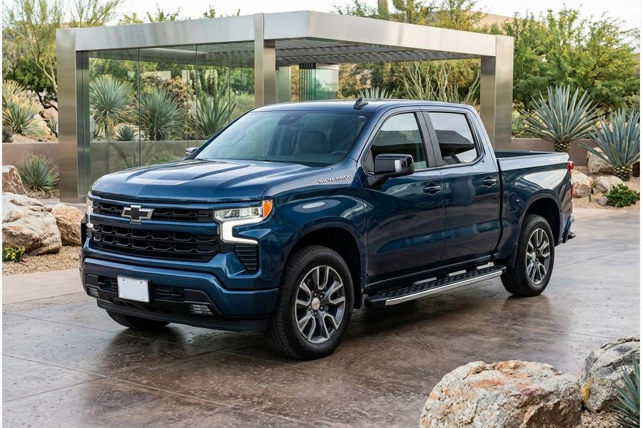 Chevrolet Silverado 2019– Blackline bočne stopnice (2 kosa, aluminij) Image