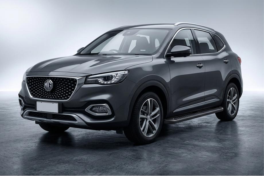 MG HS 2018– Bočne stopnice Allmond Black (2 kosa, aluminij) Image