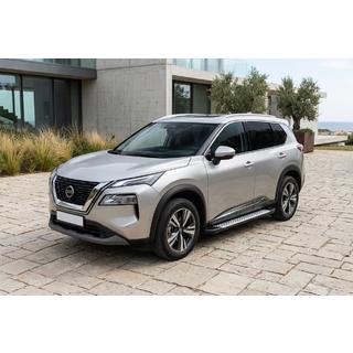 Stranske stopnice Allmond Grey (2 kosa, aluminij) Nissan X-trail T33/Rogue 2022– fotografija 1