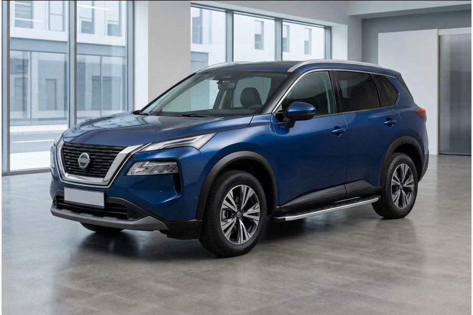 Nissan X-trail T33/Rogue 2022– Bočne stopnice Fullmond (2 kos, aluminij) Image