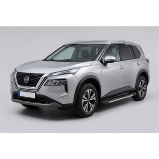 Bočni pragovi Bosphore Grey (2 kos, aluminij) Nissan X-trail T33/Rogue 2022– fotografija 1
