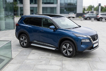 Nissan X-trail T33/Rogue 2022– Bočne stopnice Maya V2 (2 kos, aluminij) fotografija 1
