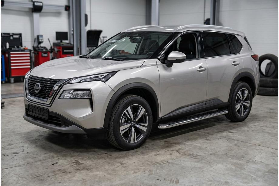 Nissan X-trail T33/Rogue 2022– Stranske stopnice Maydos V1 (2 kosa, aluminij) Fotografija 1