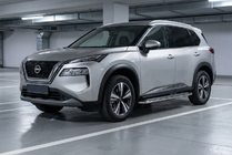 Nissan X-trail T33/Rogue 2022– Stranske stopnice Maydos V2 (2 kosa, aluminij) fotografija 1