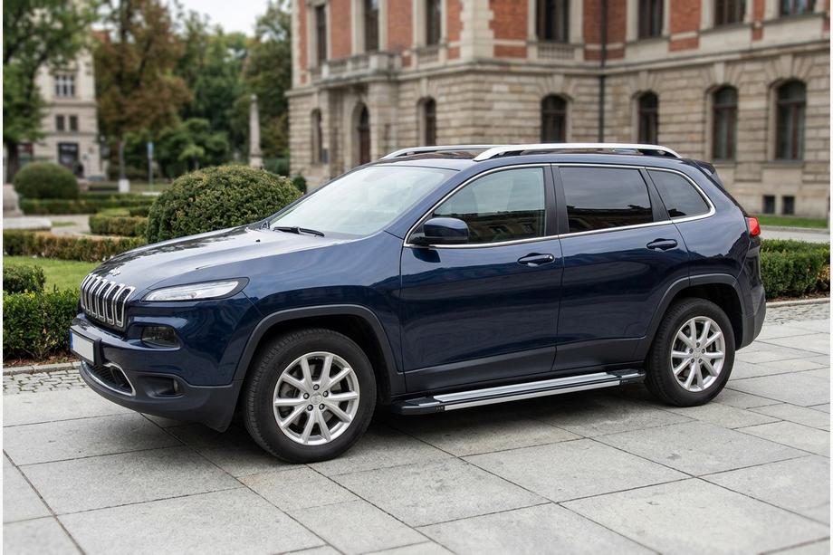 Jeep Cherokee KL 2013– Stranske stopnice Rainbow (2 kos, aluminij) Image