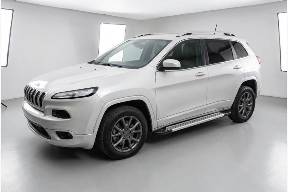 Jeep Cherokee KL 2013– Stranske stopnice Vision New Grey (2 kos, aluminij) Fotografija 1