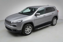 Jeep Cherokee KL 2013– Bočni pragovi Bosphore Grey (2 kos, aluminij) fotografija 1
