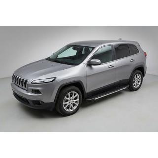 Bočni pragovi Bosphore Grey (2 kos, aluminij) Jeep Cherokee KL 2013– fotografija 1