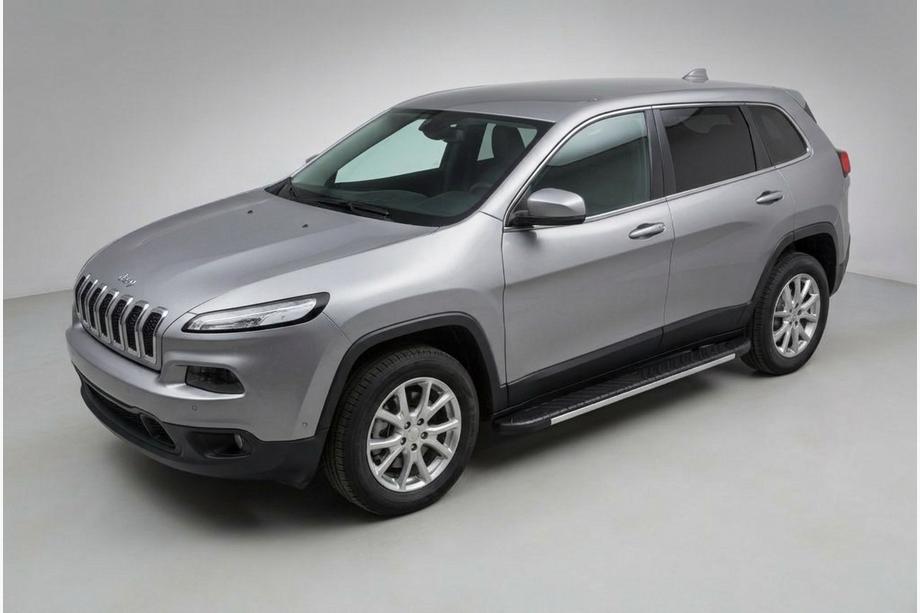 Jeep Cherokee KL 2013– Bočni pragovi Bosphore Grey (2 kos, aluminij) Image
