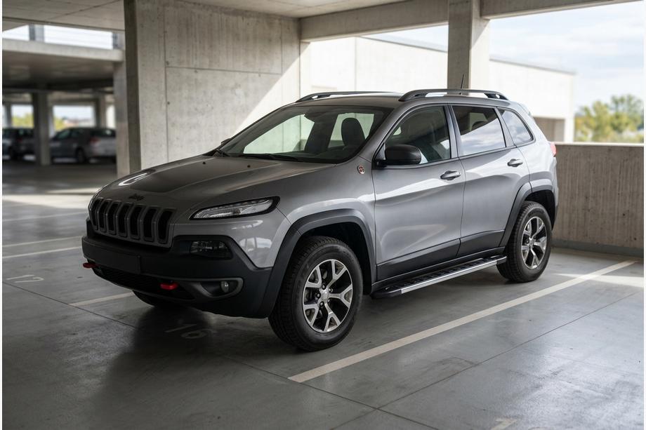 Jeep Cherokee KL 2013– Stranske stopnice RedLine V1 (2 kos, aluminij) Image