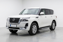 Nissan Armada 2016–2024 Stranski pragovi Line (2 kos, aluminij) fotografija 1