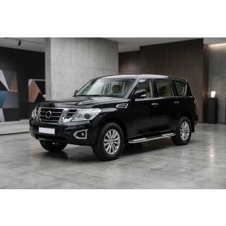 Stranske stopnice Tayga V2 (2 kos, aluminij) Nissan Armada 2016–2024 fotografija 1