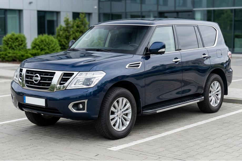 Nissan Armada 2016–2024 Bočni pragovi Bosphore Grey (2 kos, aluminij) Image