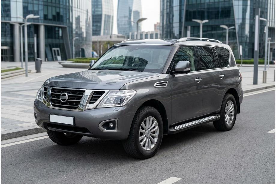 Nissan Armada 2016–2024 Stranske stopnice Vision New Black (2 kos, aluminij) Image