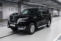 Nissan Armada 2016–2024 Bočne stopnice Maya V2 (2 kos, aluminij) fotografija 1