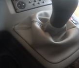 Renault Kangoo 2008–2020 Manšeta prestavne ročice (usnje) (siva) fotografija 3