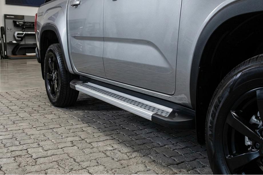 Volkswagen Amarok 2022– Stranske stopnice Vision New Grey (2 kos, aluminij) Image