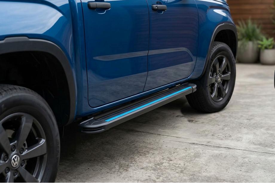 Ford Ranger 2022– Bočne stopnice Maya Blue (2 kos, aluminij) Image