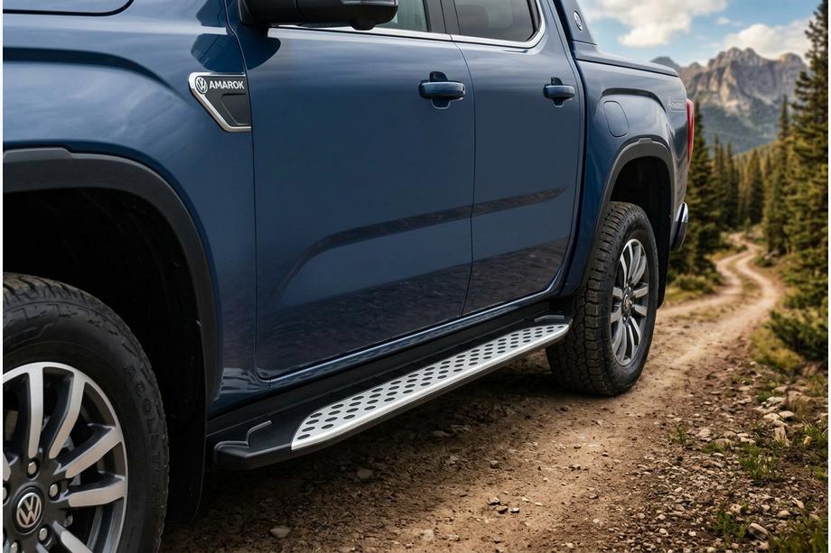 Ford Ranger 2022– Stranske stopnice Shining V1 (2 kos, aluminij) Image