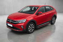 Volkswagen Taigo 2020– Bočne stopnice Maya Red (2 kos, aluminij) fotografija 1