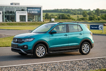 Volkswagen T-Cross 2019– Bočne stopnice Allmond Black (2 kosa, aluminij) fotografija 1