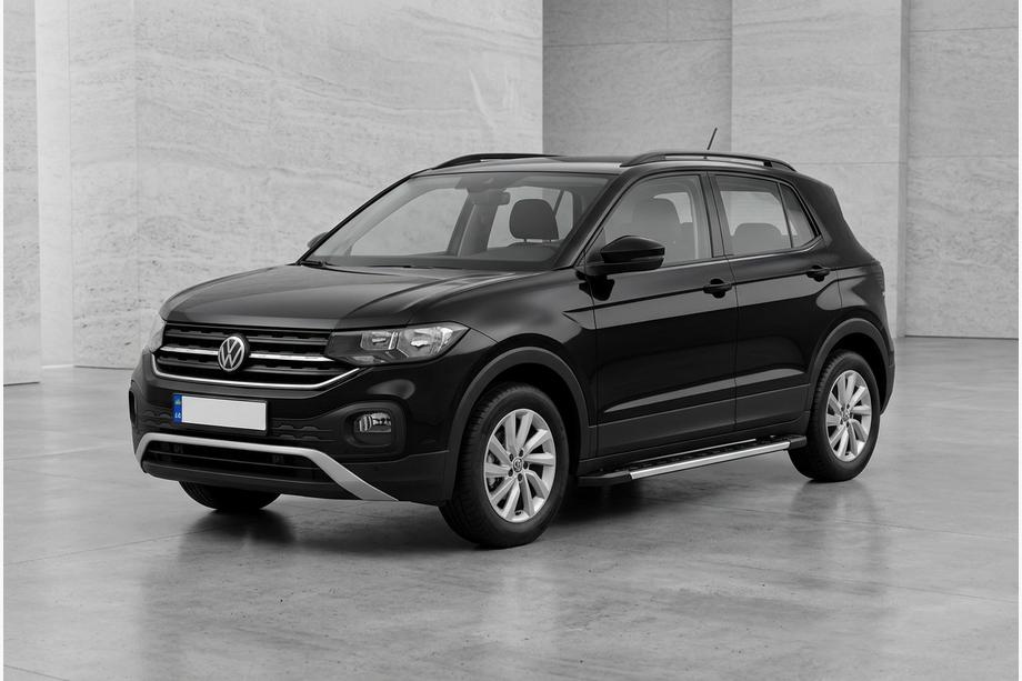 Volkswagen T-Cross 2019– Stranske stopnice RedLine V1 (2 kos, aluminij) Image
