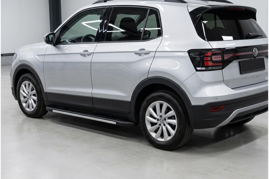 Volkswagen T-Cross 2019– Bočni pragovi Bosphore Grey (2 kos, aluminij) Image