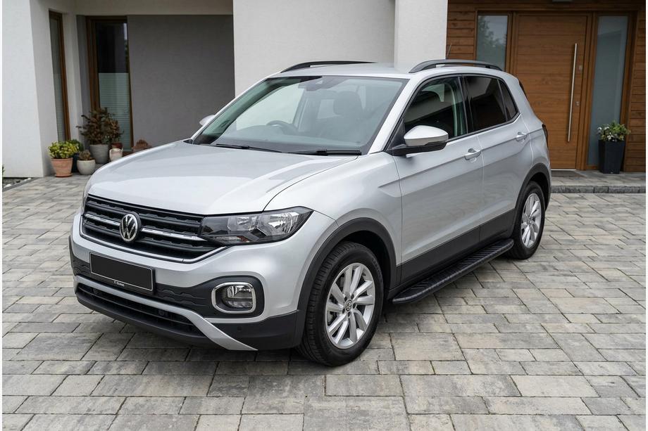 Volkswagen T-Cross 2019– Stranske stopnice Bosphore Black (2 kos, aluminij) Image