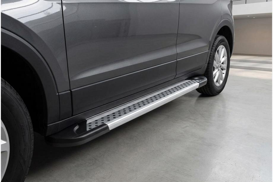 Volkswagen T-Cross 2019– Stranske stopnice Vision New Grey (2 kos, aluminij) Image