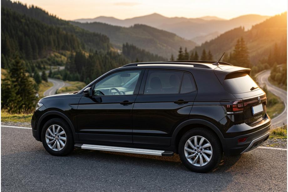 Volkswagen T-Cross 2019– Bočne stopnice Maya V2 (2 kos, aluminij) Image