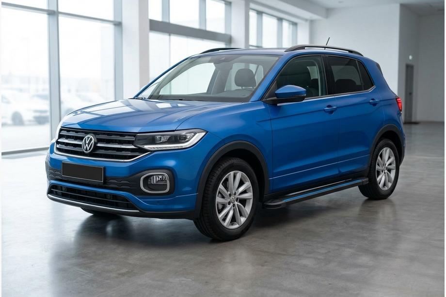 Volkswagen T-Cross 2019– Bočne stopnice Maya Blue (2 kos, aluminij) Image