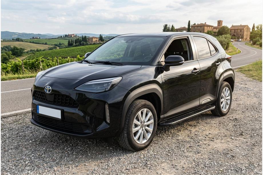 Toyota Yaris/Yaris Cross (XP210) 2020– Stranske stopnice Bosphore Black (2 kos, aluminij) Image