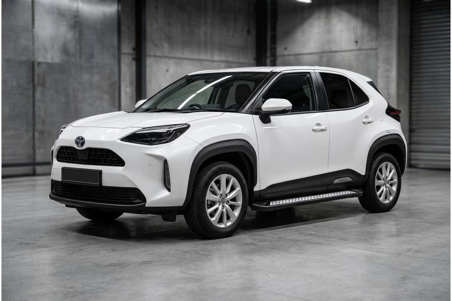 Toyota Yaris/Yaris Cross (XP210) 2020– Stranske stopnice Vision New Black (2 kos, aluminij) Image