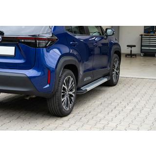 Stranske stopnice Vision New Grey (2 kos, aluminij) Toyota Yaris/Yaris Cross (XP210) 2020– fotografija 1