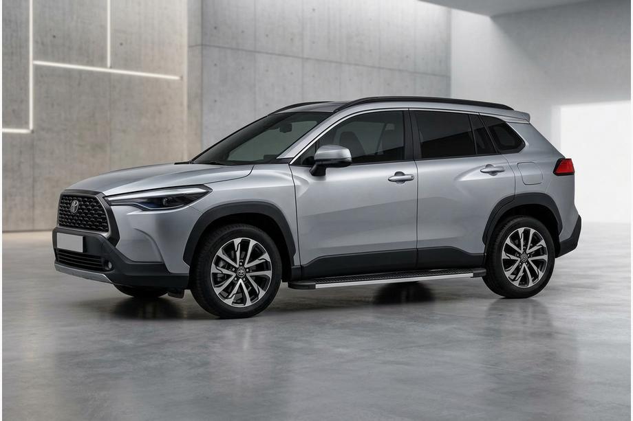Toyota Corolla Cross 2020– Stranske stopnice Maya V1 (2 kosa, aluminij) Image