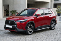 Toyota Corolla Cross 2020– Stranske stopnice Vision New Black (2 kos, aluminij) fotografija 1