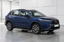 Toyota Corolla Cross 2020– Bočni pragovi Bosphore Grey (2 kos, aluminij) fotografija 1